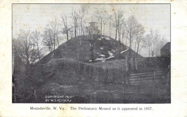 The Prehistoric Mound as it appeared in 1857